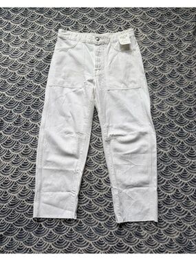 NWT Madewell The Darted Barrel-Leg Jean in Vintage Canvas - 28